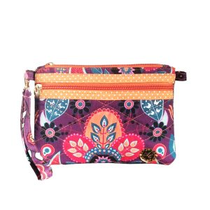 Bolsa Clutch 2 ziperes